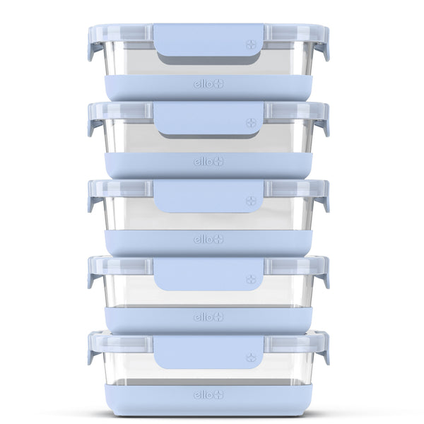 ello Ello Duraglass Refresh™ Meal Prep Containers Set of 5