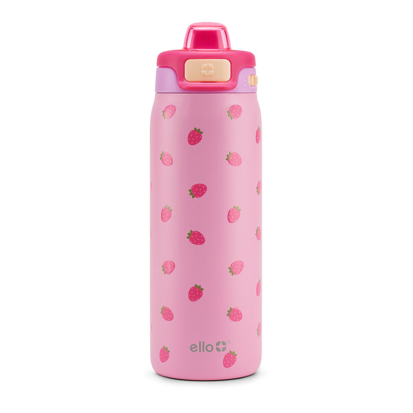 ello Pop & Fill Kids Water Bottle - 18oz Stainless Steel