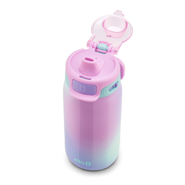 Ello Pop & Fill Toddler Water Bottle - 12oz Stainless Steel