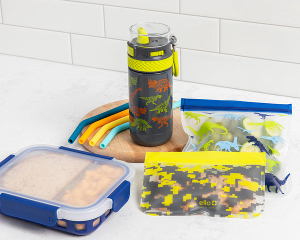 Ello Ride 12oz Vacuum Insulated Stainless Steel Kids Water Bottle