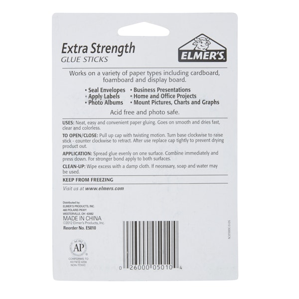 Elmer Elmer's Extra Strength Glue Sticks Small