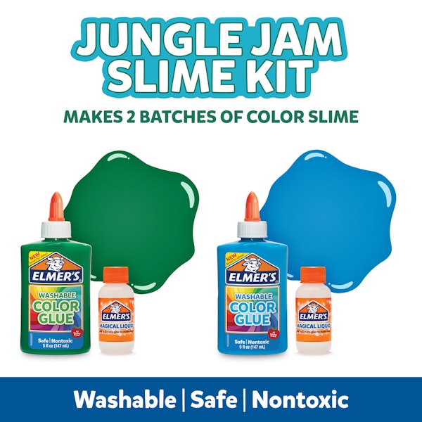 Elmer Elmer’s Jungle Jam Slime Kit 4 Count
