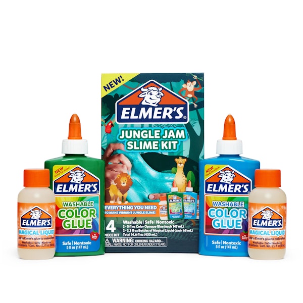 elmer Elmer’s Jungle Jam Slime Kit 4 Count