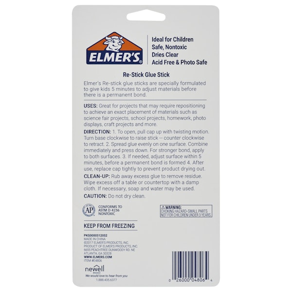 Elmer Elmer's Re-Stick Glue Sticks Small