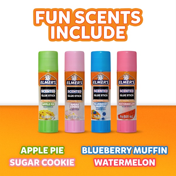 Elmer Elmer’s Scented Glue Sticks Small