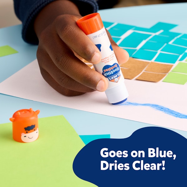 elmer Elmer's BlooStick Buddies Disappearing Blue Glue Sticks