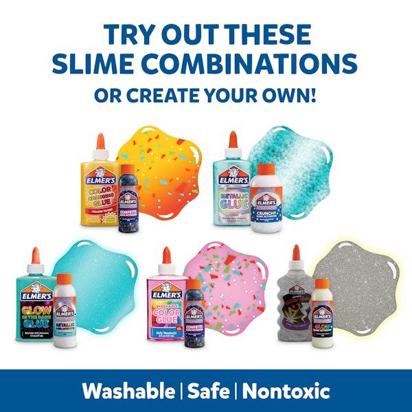 Elmer Elmer’s Celebration Slime Kit | Slime Supplies Include Assorted Magical Liquid Slime Activators And Assorted Liquid Glues 10 Count