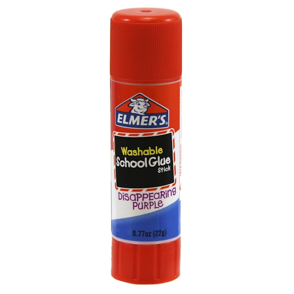 Elmer Elmer's Disappearing Purple School Glue Sticks Large