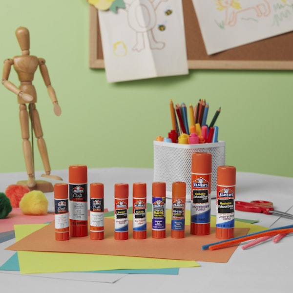 Elmer Elmer's Disappearing Purple School Glue Sticks Large