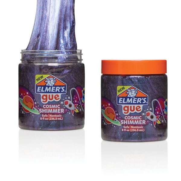 Elmer Elmer's Gue Pre Made Slime Cosmic Shimmer Glitter Slime 1 Count