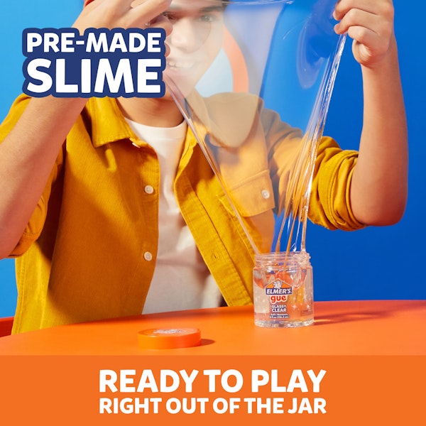Elmer Elmer's Gue Pre Made Slime Glassy Clear Slime Great For Mixing In Add-ins 1 Count