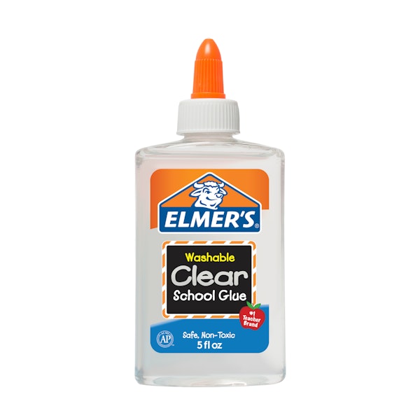 elmer Elmer's Liquid School Glue Clear Glue Washable Great for Making Slime 5 Ounces
