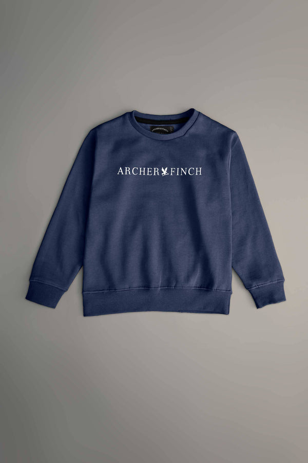 Elo A&F Boy's Archer & Finch Printed Fleece Sweat Shirt Graphite