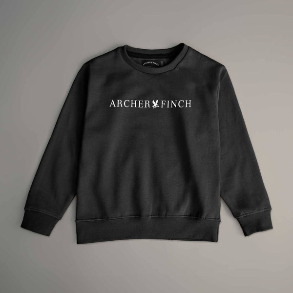 Elo A&F Boy's Archer & Finch Printed Fleece Sweat Shirt Graphite