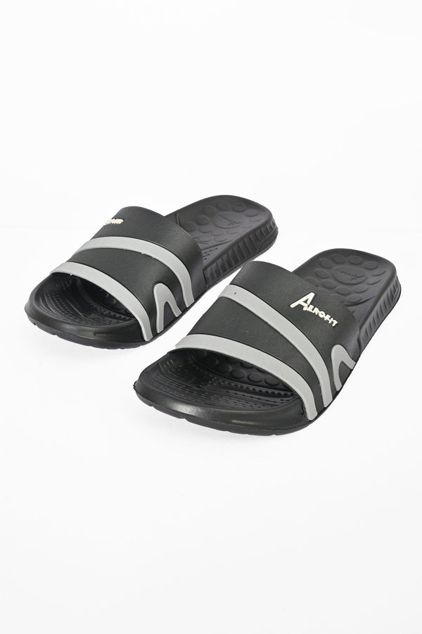Elo Aerofit Men's Classic Comfort Slides Black & Blue