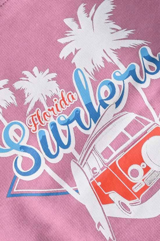 Elo Archer & Finch Kid's Florida Surfers Printed Sweat Shirt Charcoal