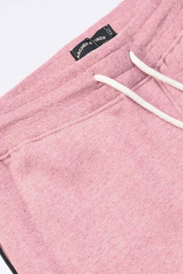 Elo Archer & Finch Men's Contrast Panel Design Jogger Pants Red Marl