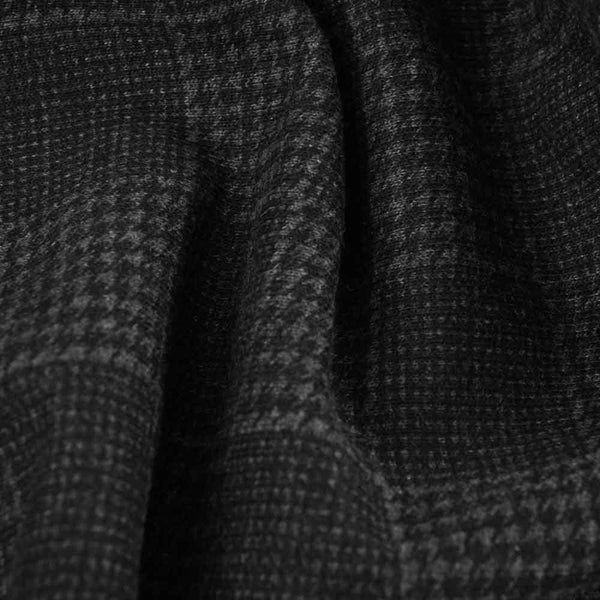 Elo Archer & Finch Men's Gingham Pattern Trousers Charcoal