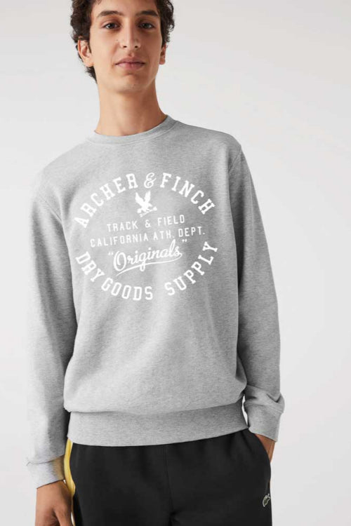 Elo Archer & Finch Men's Track & Field Printed Sweat Shirt Red