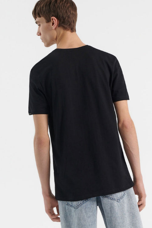 Elo Archer & Finch Men's West Coast Motorcycle Printed Tee Shirt Graphite