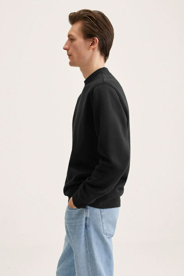 Elo Arrow Men's Solid Fleece Sweat Shirt Heather Grey