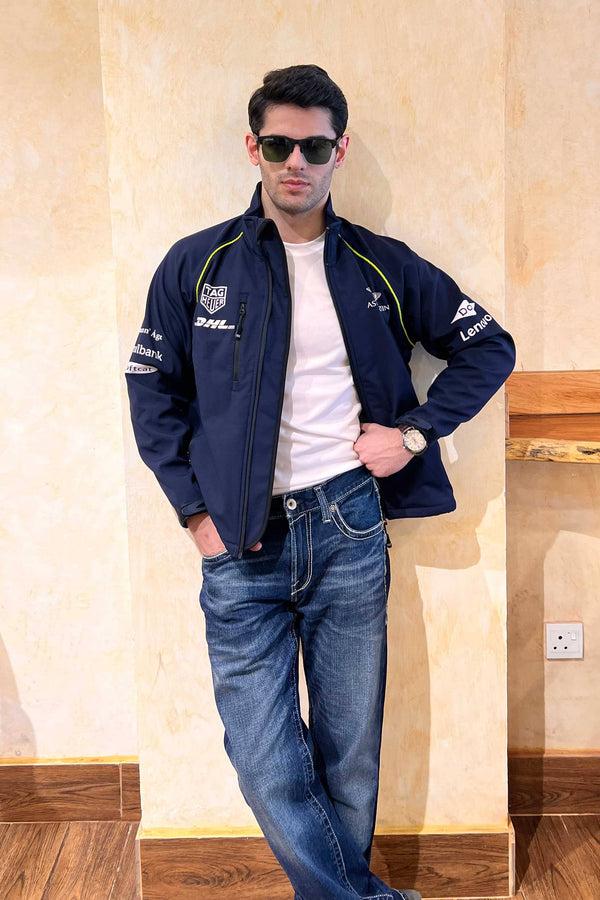 Elo Aston Martin X Polo Republica Men's Performance Softshell Jacket Navy