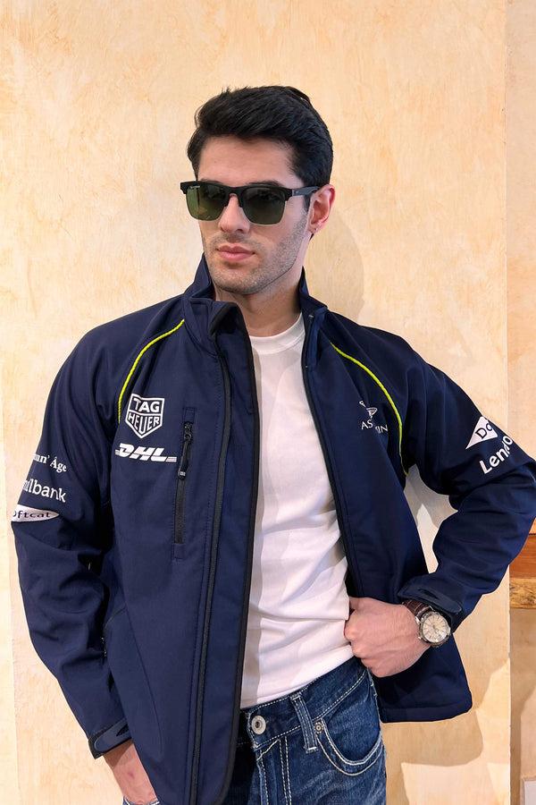 Elo Aston Martin X Polo Republica Men's Performance Softshell Jacket Navy