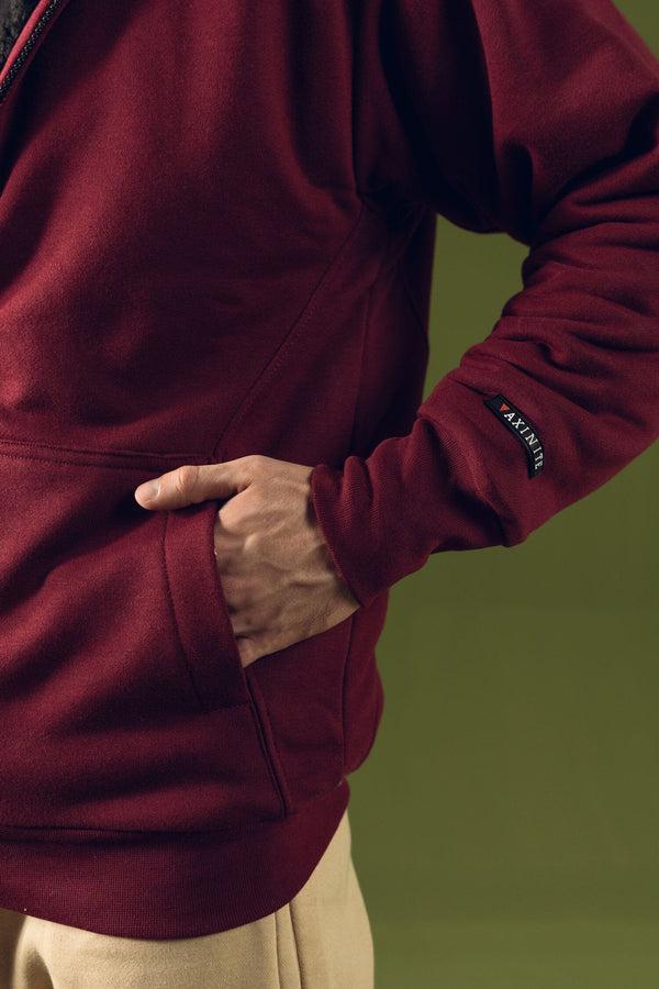 Elo Axinite Men's AX19 Fleece Zipper Hoodie Royal Sherpa