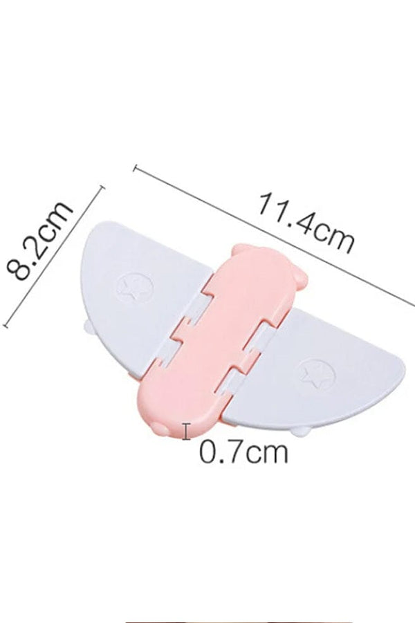 Elo Baby Butterfly Style Safety Lock - Pack Of 3 White & Powder Blue