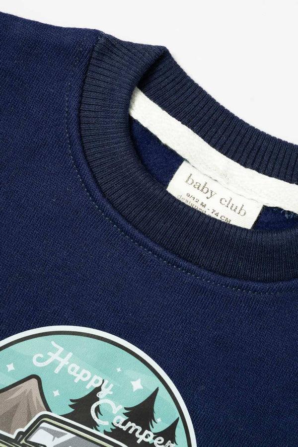 Elo Baby Club Kid's Happy Camper Sweat Shirt Graphite