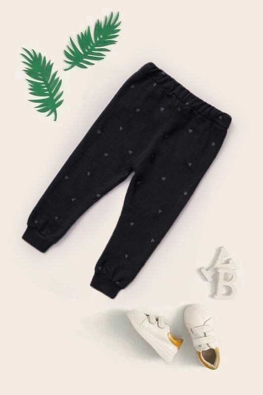 Elo Baby Club Kid's Heart Printed Jogger Pants Pink