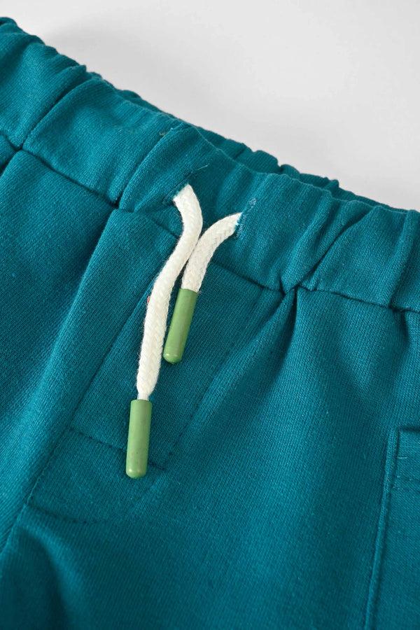 Elo Baby Club Kid's Hello Summer Printed Terry Shorts Orange