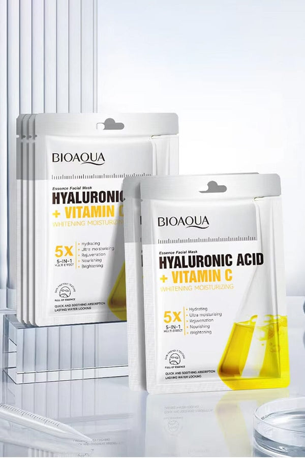 elo Bioaqua Hyaluronic Acid + Vitamin C Facial Mask - 25ml