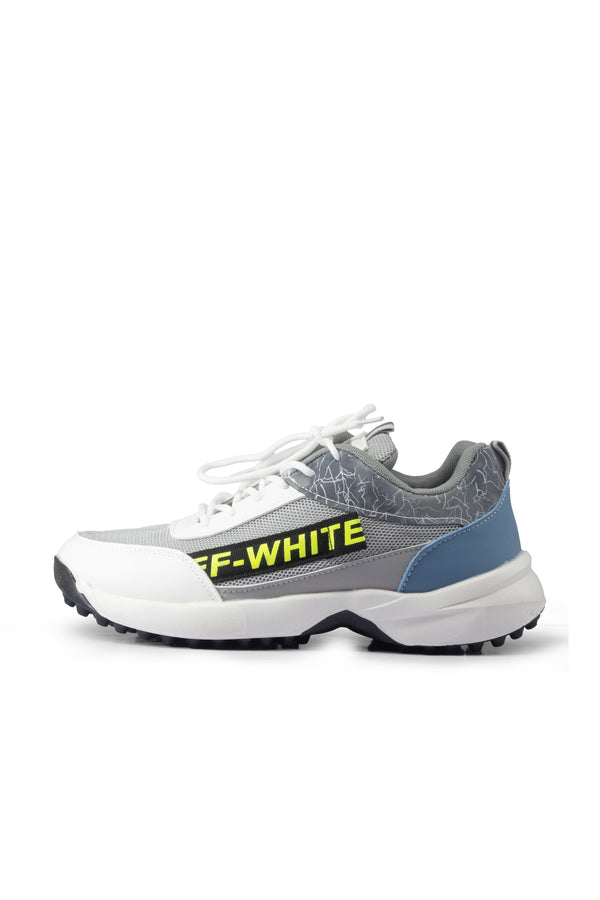 elo Black Camel Men's Classic High Gripper Jogger Shoes Grey