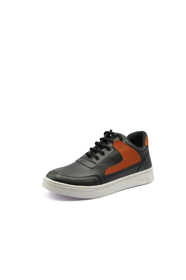 Elo Black Camel Men's Salford High Sole Sneaker Black & Brown