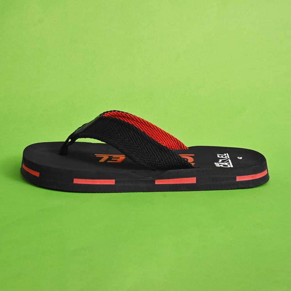 elo Black Camel Men's Strider Ultra-Light Soft Flip Flops Slippers Black