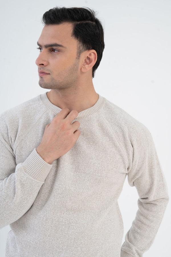 Elo BOA Men's Raglan Sleeve Fleece Sweat Shirt Oatmeal