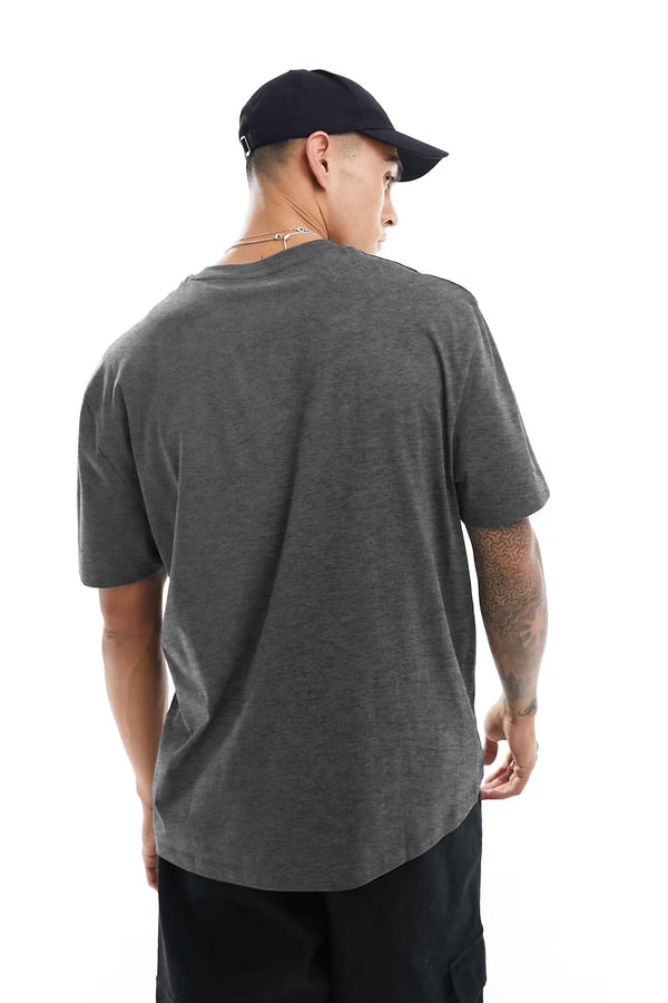 Elo BSK Men's Kyoto Japan Printed Crew Neck Tee Shirt Charcoal