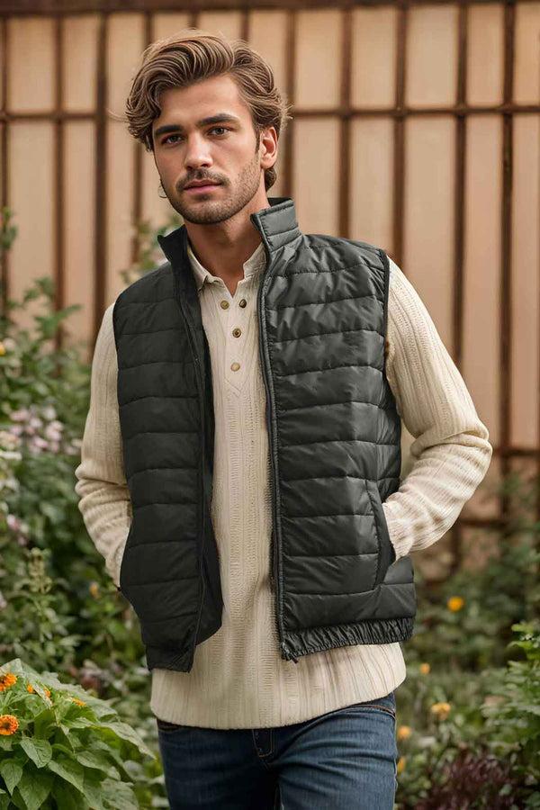 elo Burnt Soul Men's Body Warmer Puffer Gilet Black