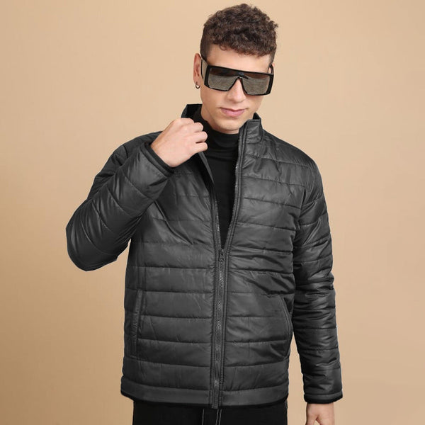elo Burnt Soul Men's Leuven Classic Puffer Jacket Black