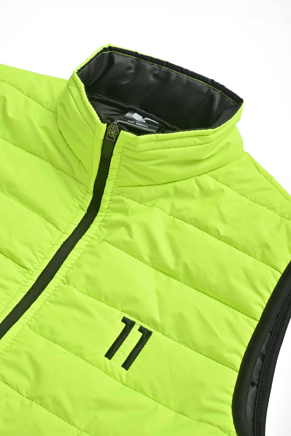 Elo Burnt Soul Unisex 11 Embroidered Body Warmer Puffer Gilet Parrot