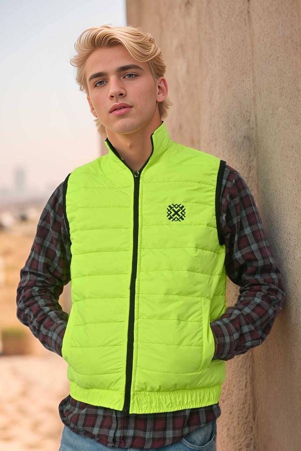 elo Burnt Soul Unisex Viedma Embroidered Body Warmer Puffer Gilet Parrot