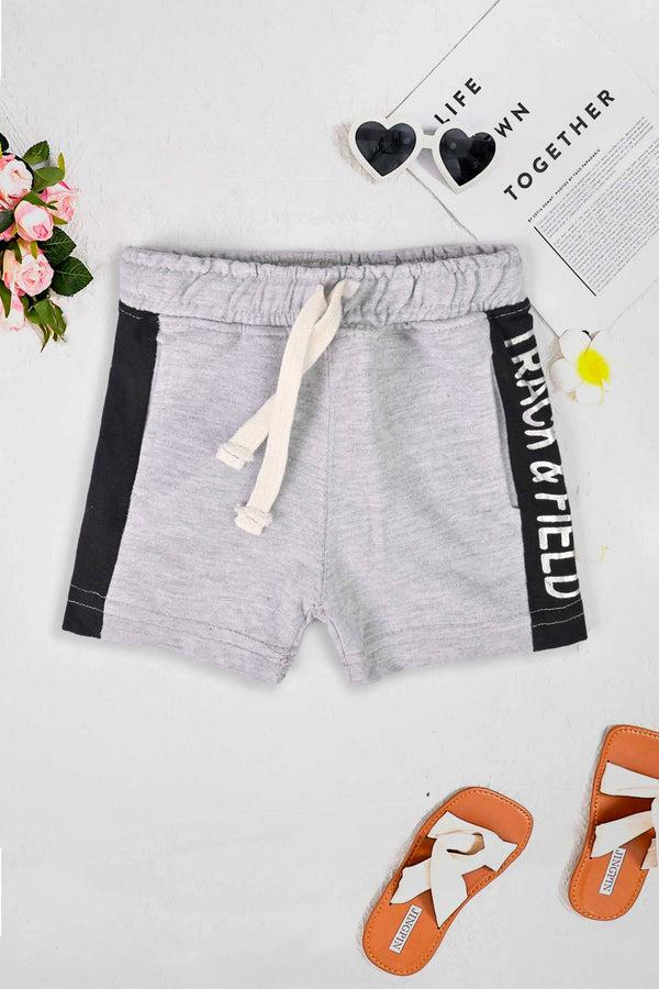 Elo C&A Kid's Track & Field Terry Shorts Heather Grey