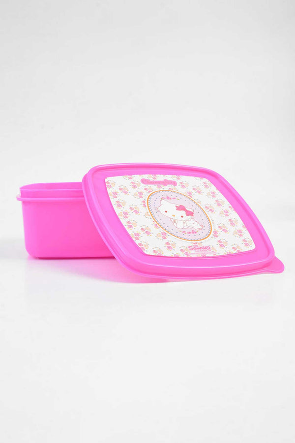 Elo Charmmy Kitty Clip Closure Food Lunch Box Magenta