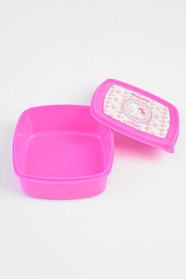 elo Charmmy Kitty Clip Closure Food Lunch Box Magenta