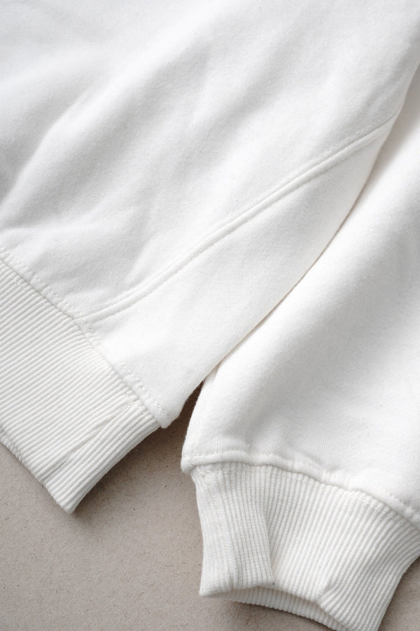 Elo Code Girl's Feather Printed Fleece Pullover Hoodie Off White