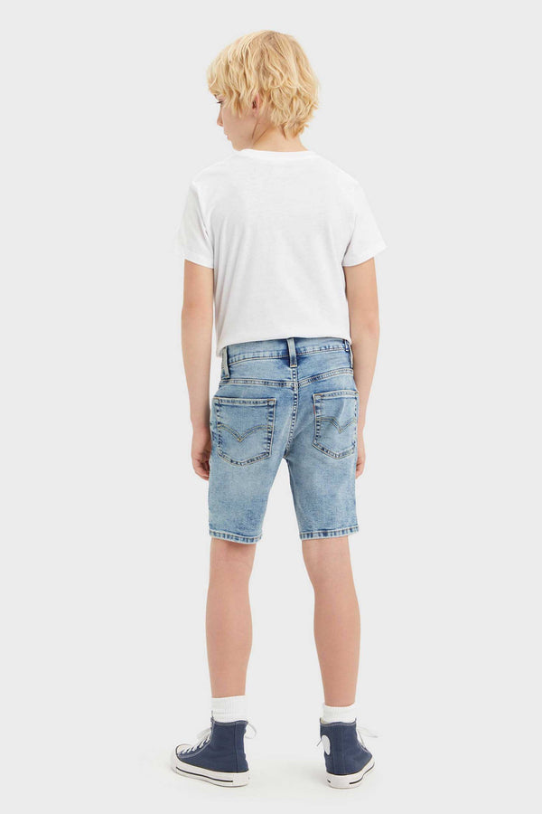 Elo Cut Label Boy's Premium Denim Shorts Light Blue