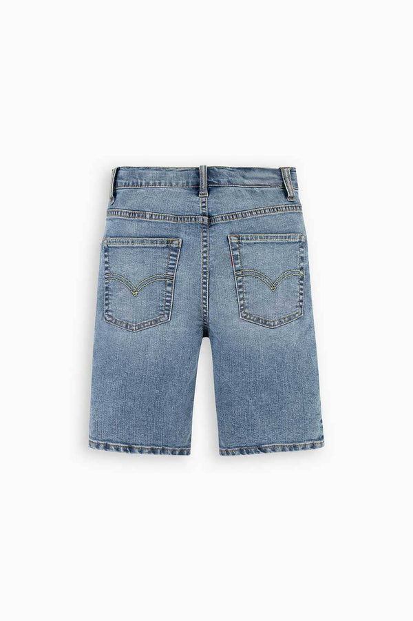 Elo Cut Label Boy's Premium Denim Shorts Light Blue