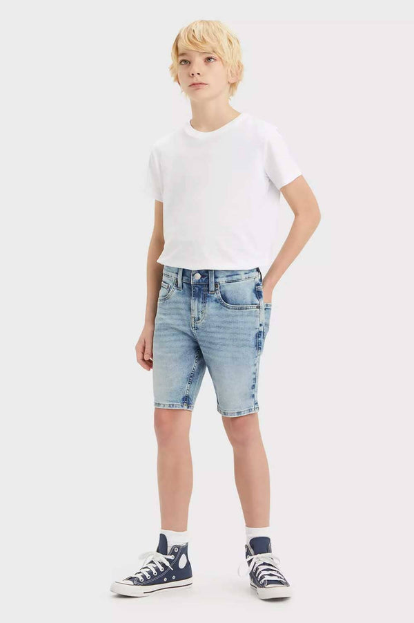 elo Cut Label Boy's Premium Denim Shorts Light Blue