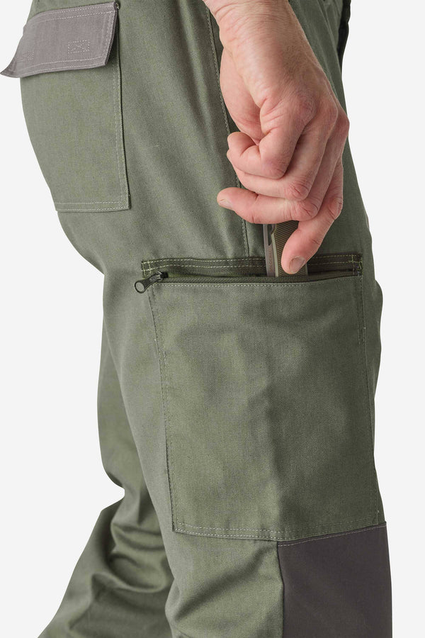 Elo Cut Label Men's Classic Straight Fit Cargo Pants Olive